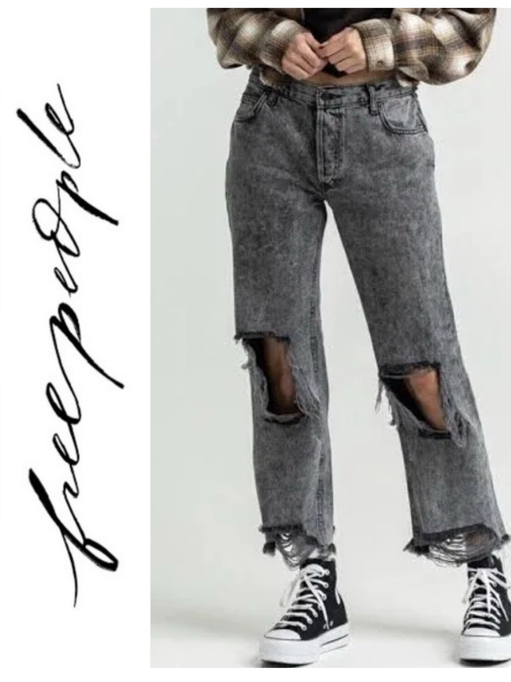 NEW Free People Maggie Mid Rise Jeans Bottlerocket Size 25